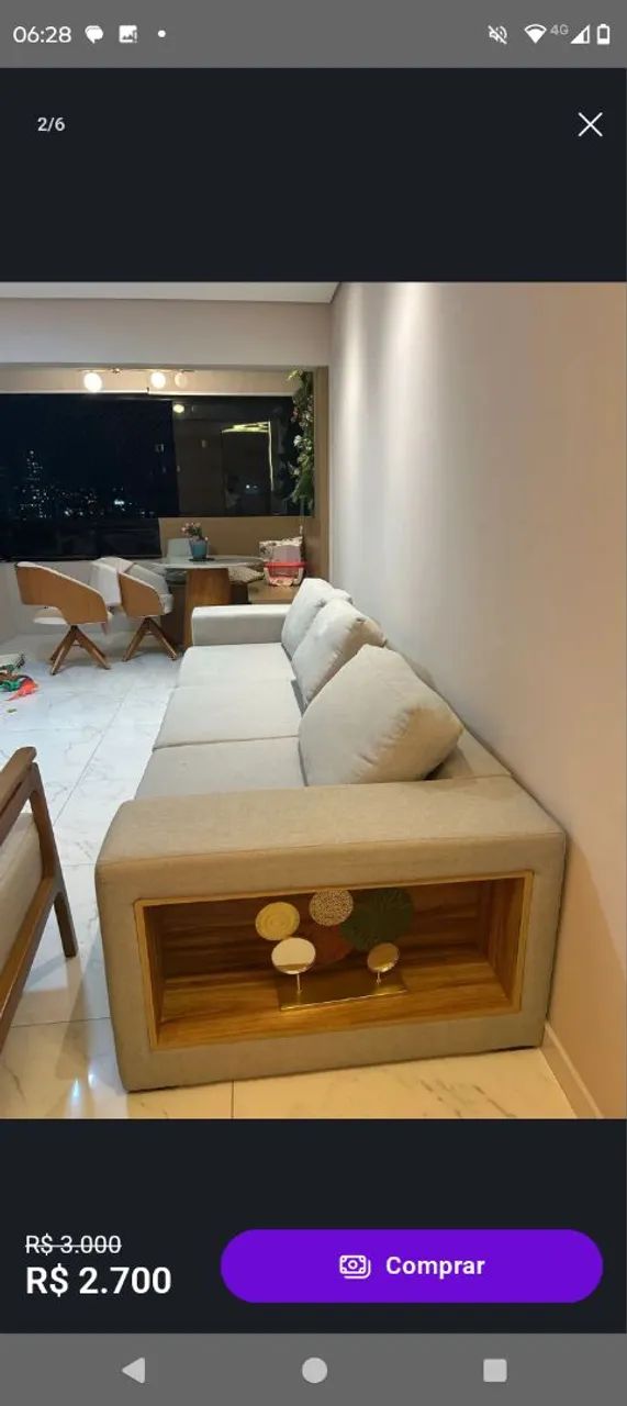 Sofá luxuoso retrátil  - Foto 5
