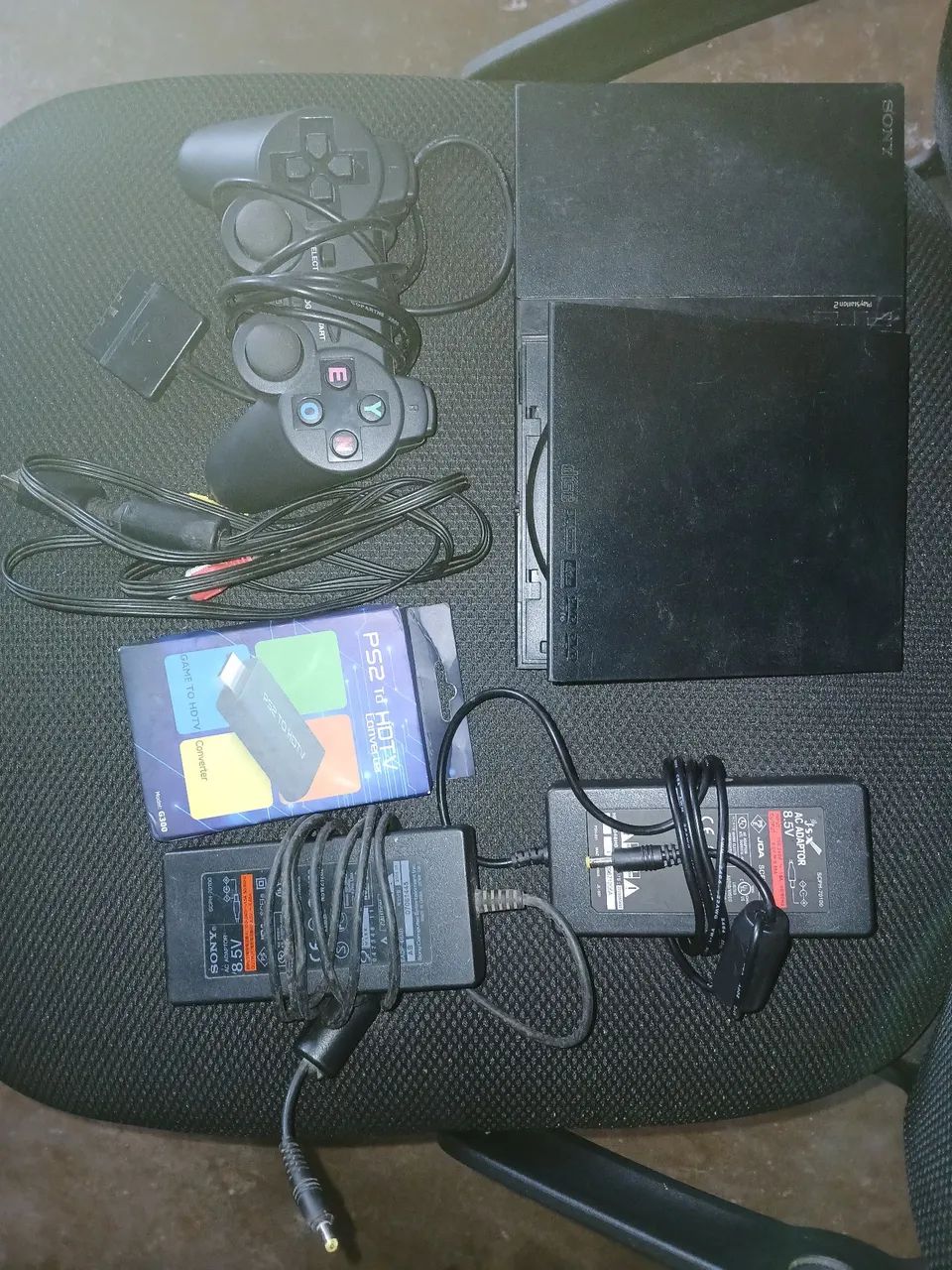 PLAYSTATION 2 COMPLETO COM DEFEITO