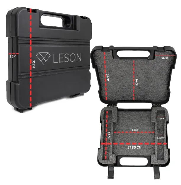 Case Maleta Para Microfone Sem Fio Leson Akg Shure Universal - Foto 2