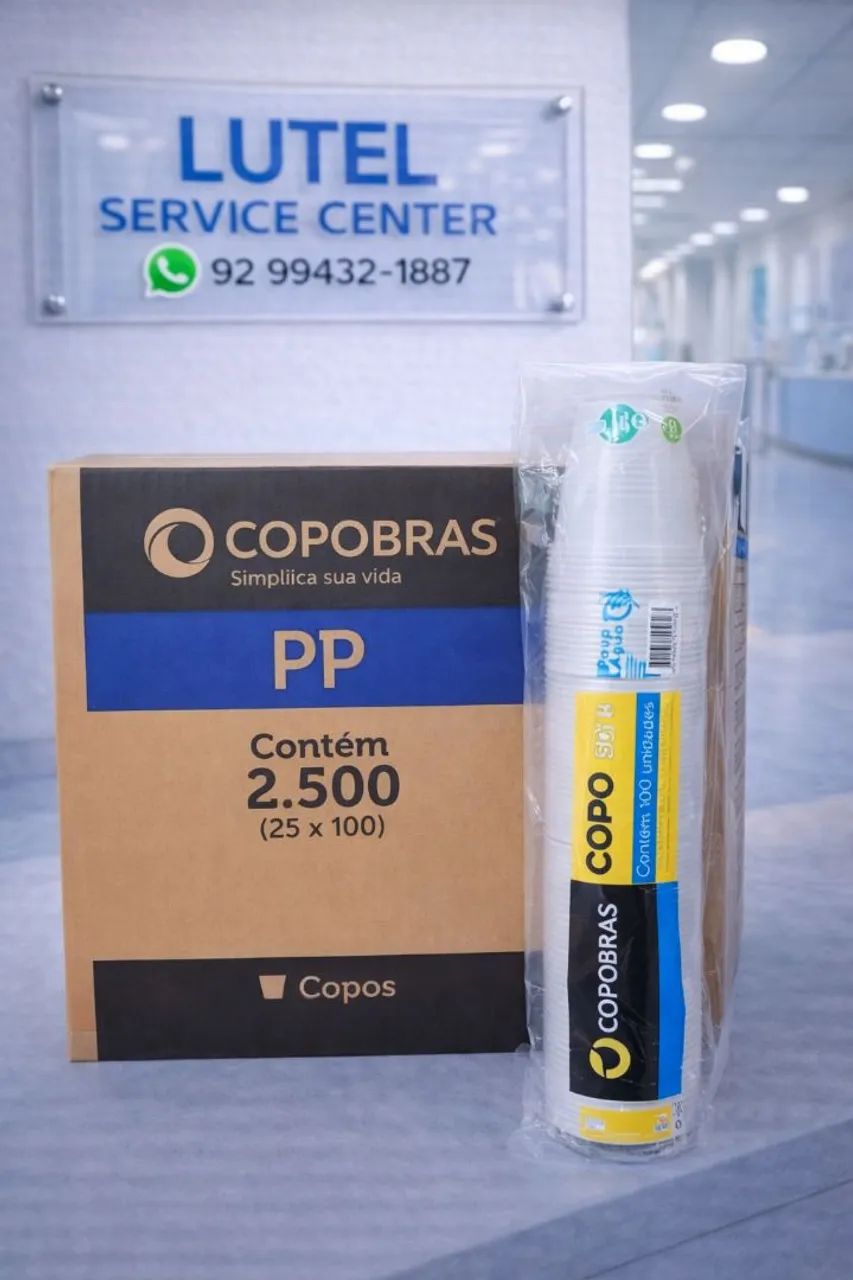 COPO DESCARTAVEL 18?0ML  PCT C/100 UNID R$3,45 