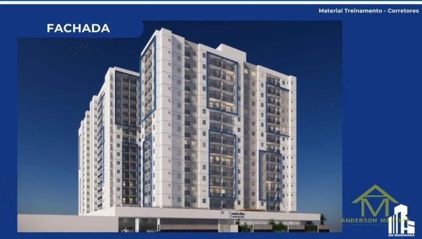  Apartamento moderno com excelente aproveitamento: Ed. Monte Athos 