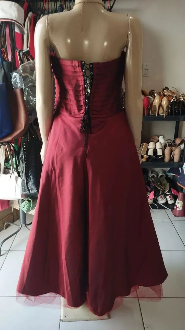 Vestido Rodado com Forro de Tule. - Foto 2