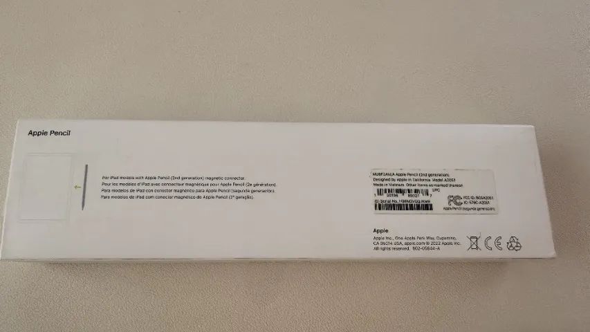 Caneta Apple Pencil 2ª Geração para iPad - Praticamente Nova, Caixa e NF - Foto 3