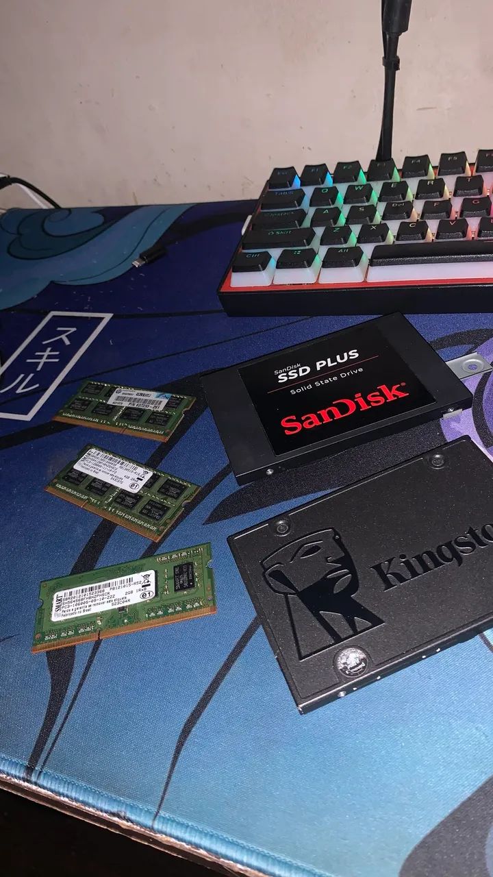 Peças Notebook, SSD e memória ram ddr3 - Foto 2