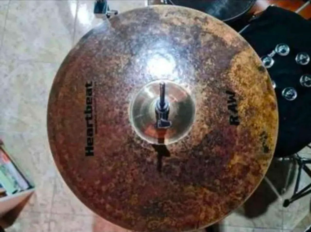 Hihat Heartbeat raw 18 polegadas - Foto 2