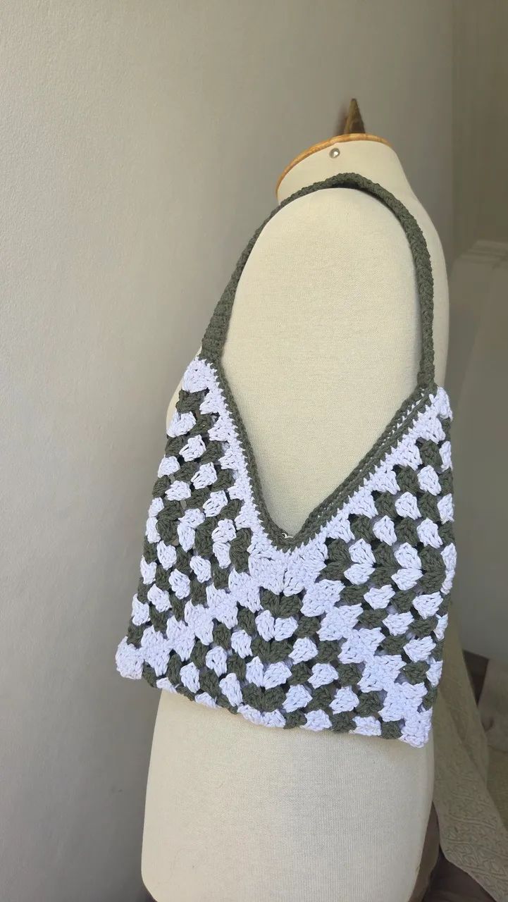 BOLSA EXCLUSIVA DE CROCHÊ  - Foto 4