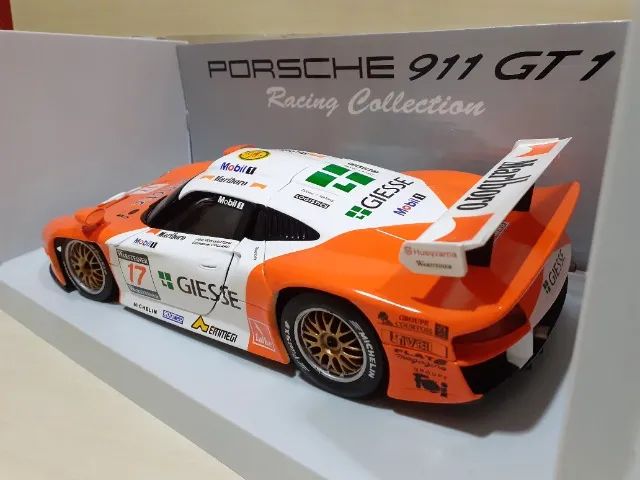 Miniatura Porsche 911 Gt1 #17 Marlboro 1:18 Ut Models - Hobbies e