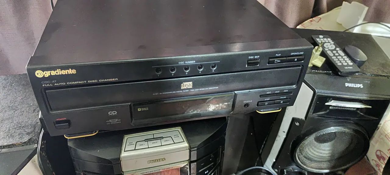 CD PLAYER CDC-AT GRADIENTE 5 CDs - Foto 5