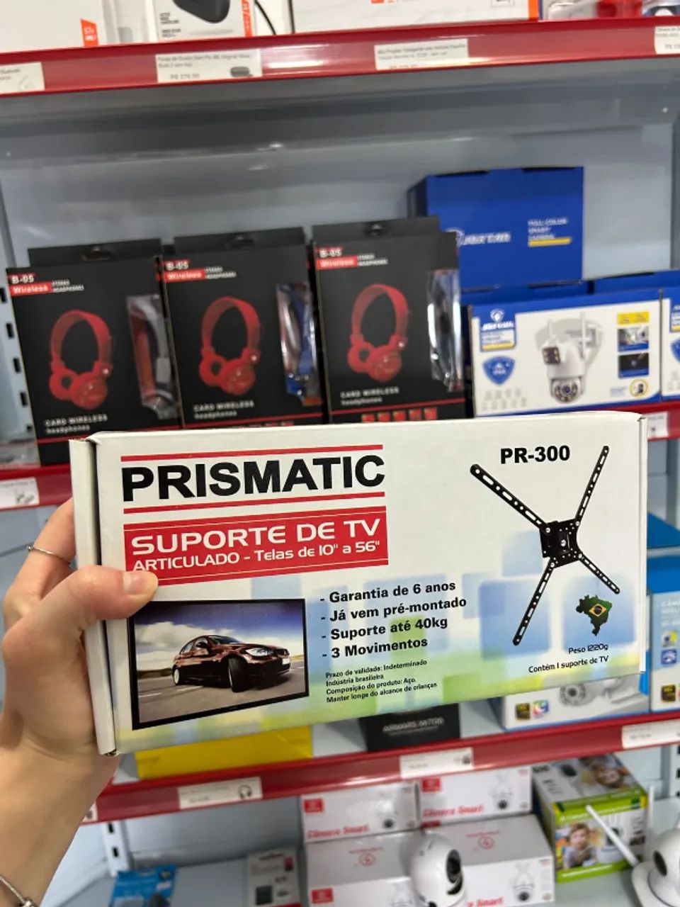 Suporte articulado para Televisão até 56 polegadas