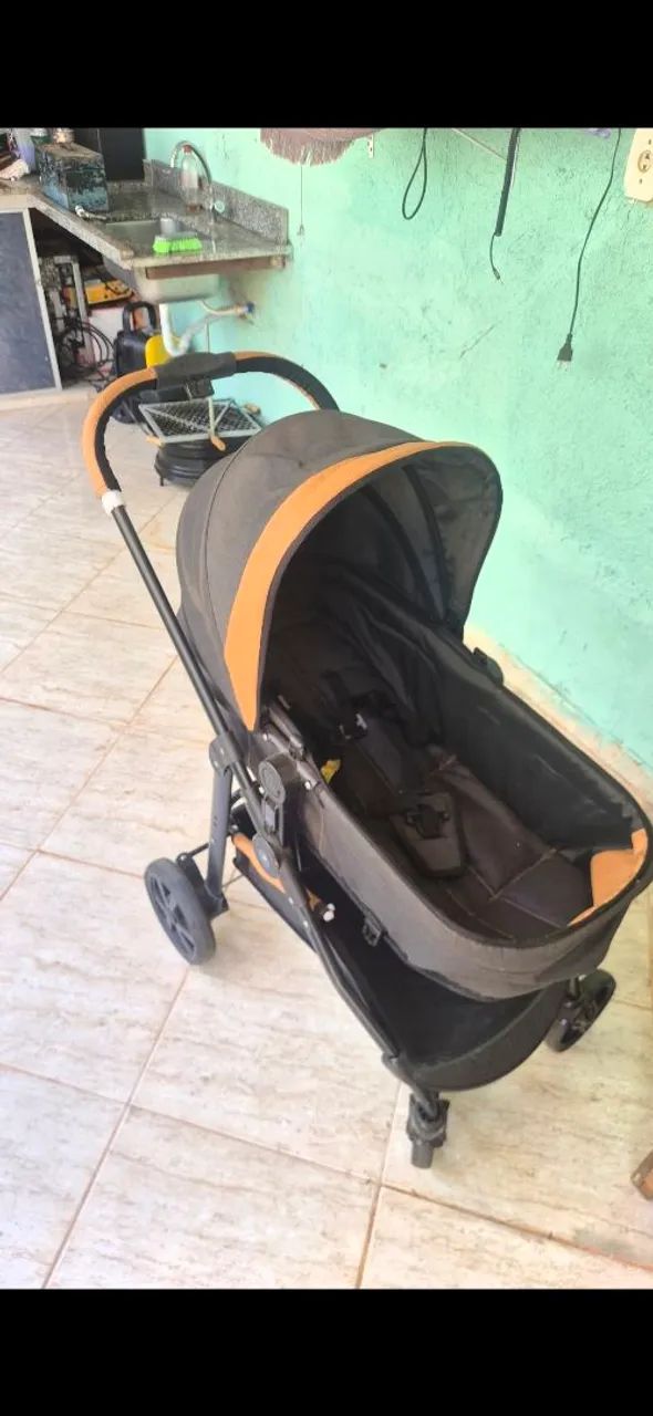 Carrinho com bebe conforto  - Foto 4