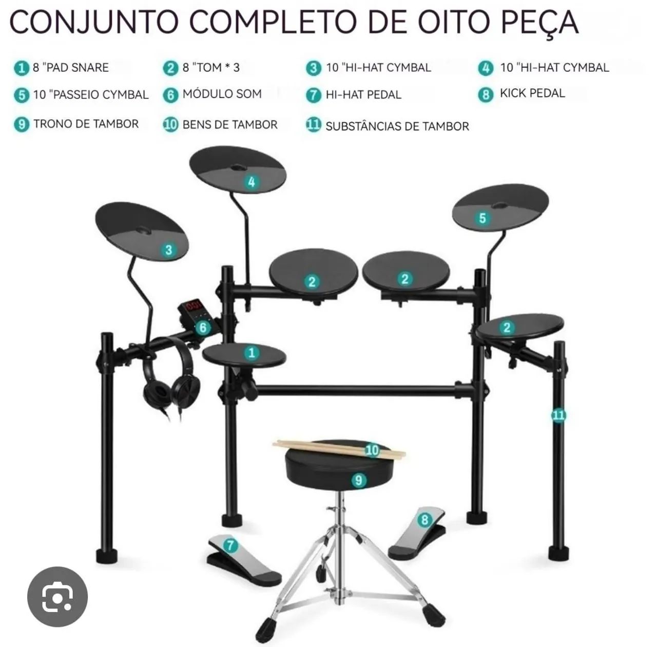 Bateria completa 