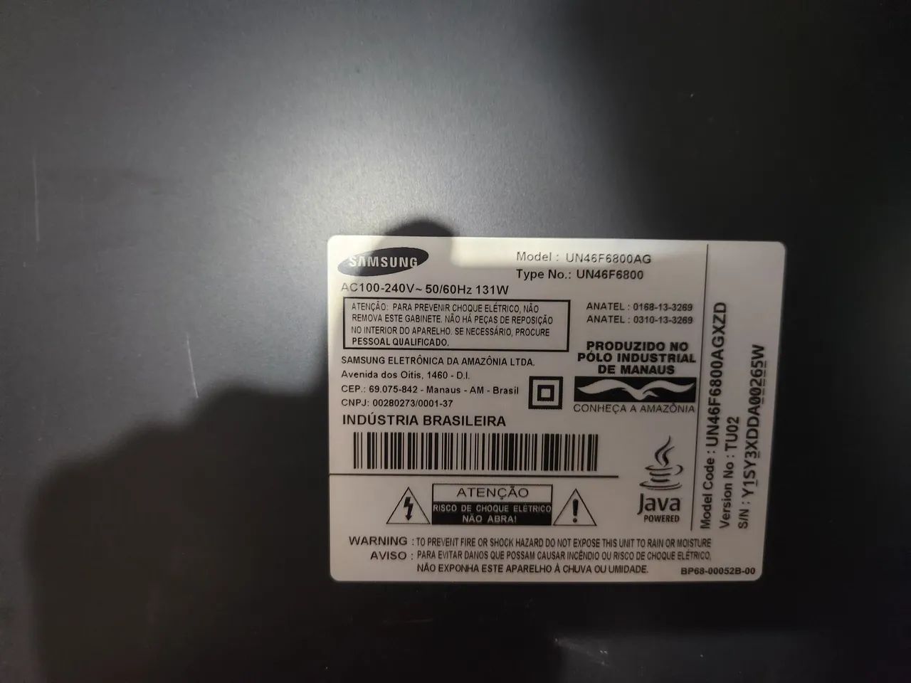 Smart tv samsung 46 polegadas + protetor de tela acrílico - Foto 5