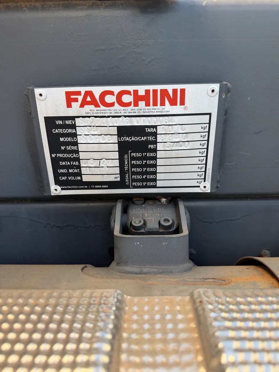 Caçamba basculante Facchini 6m3 - Foto 3