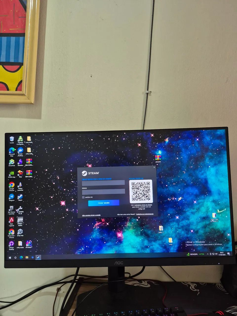 Monitor Gamer AOC 27G4/P 27" IPS 180Hz 0,5ms + Pivot