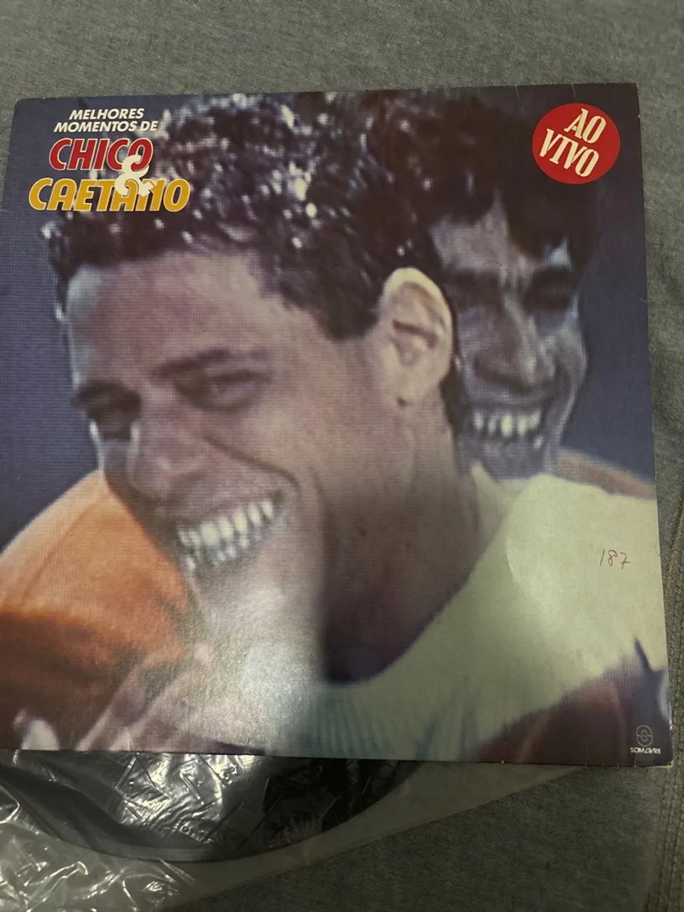 Vinil Chico e Caetano ao vivo
