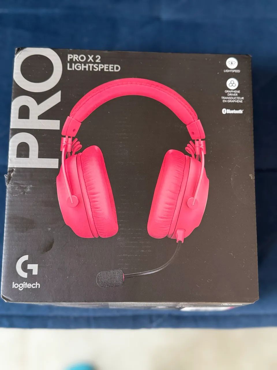 Headset gamer sem fio Logitech G pro X 2 
