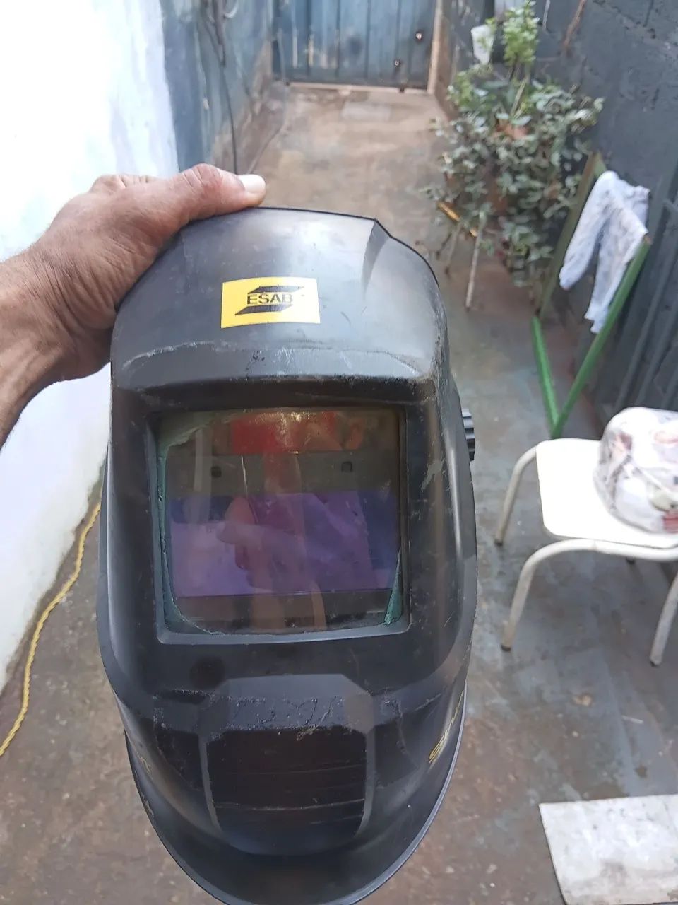 Mascara de solda 