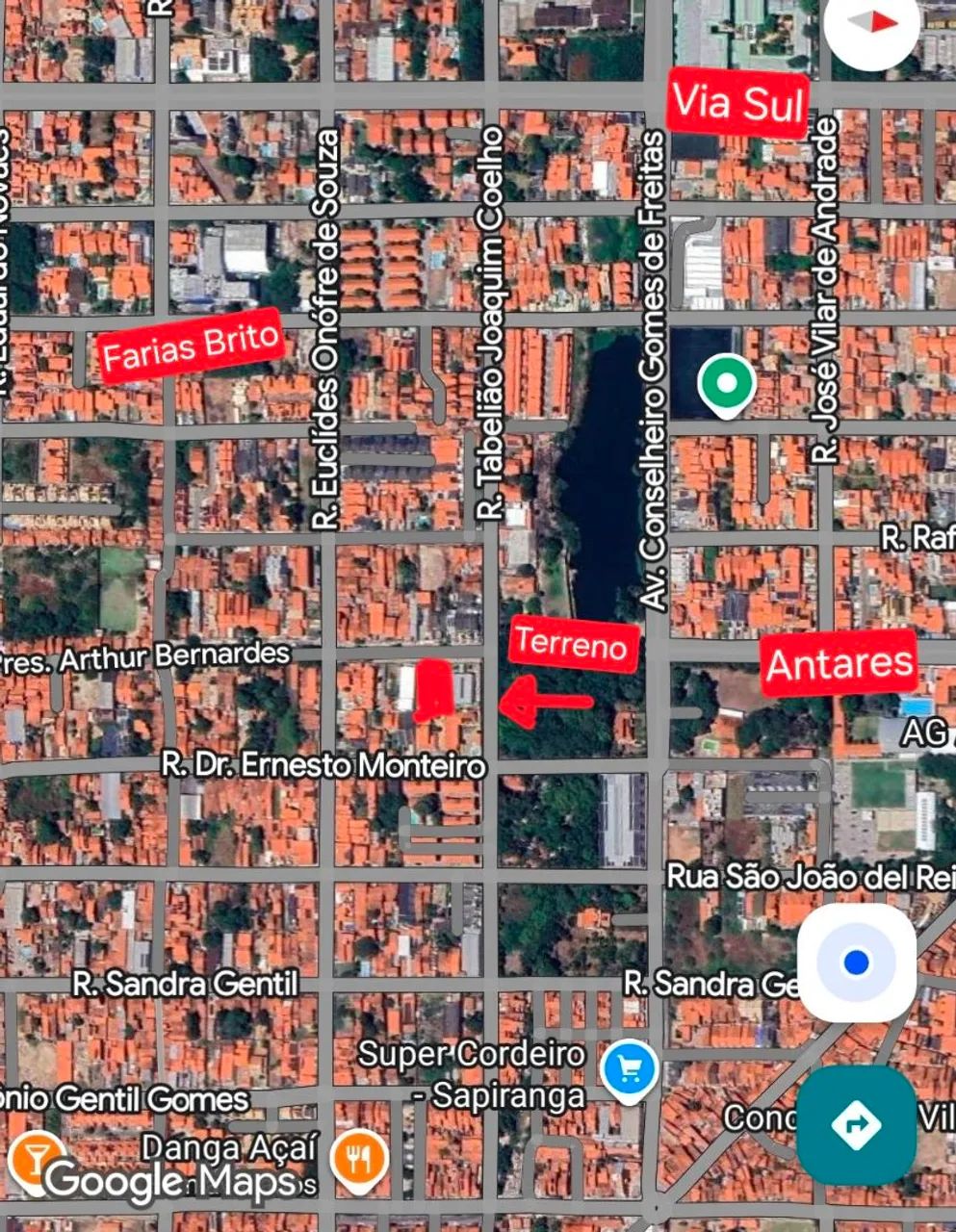 Vendo Excelente Terreno com 1.040m² na 6 Bocas