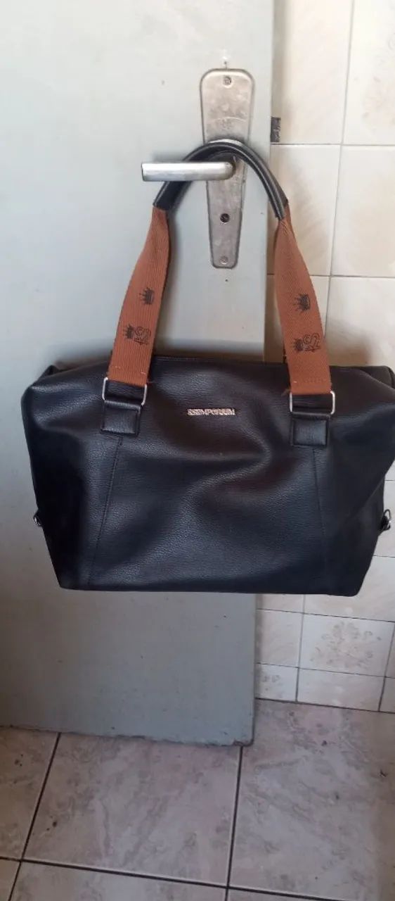 Bolsa preta feminina ksberlim - Foto 2