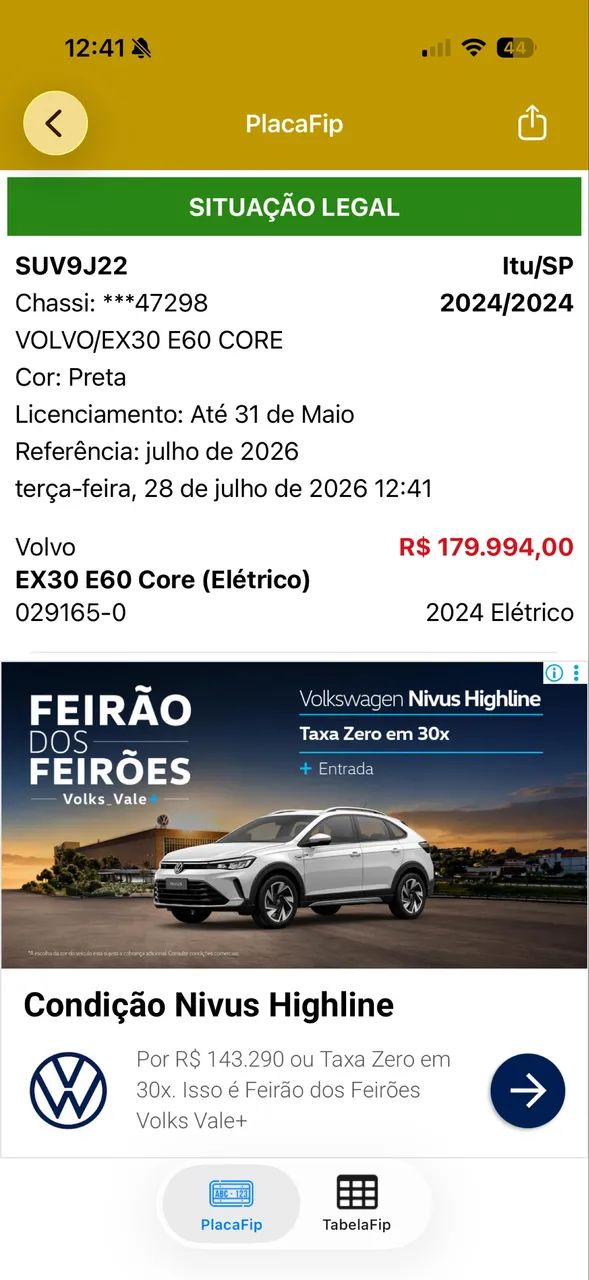 Volvo EX30 E60 Plus (elétrico) 2024