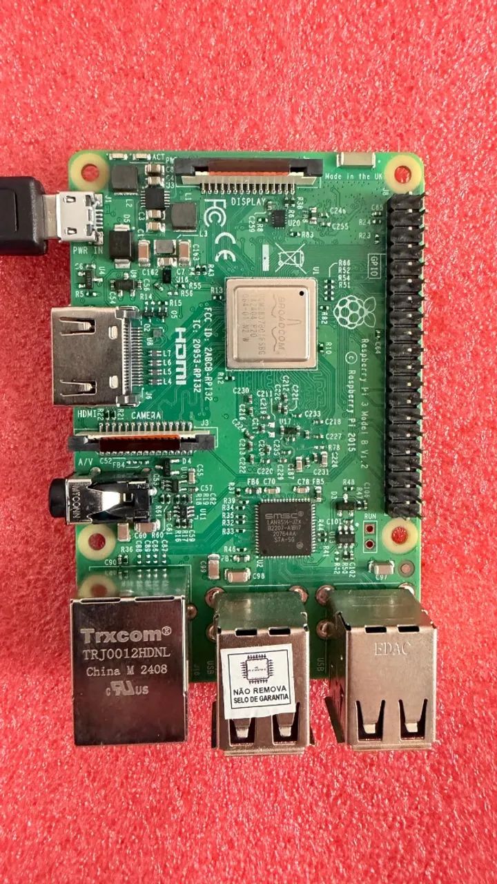 Placa Raspberry Pi 3 Model B V1.2 + Fonte + Micro SD 32GB - Foto 3