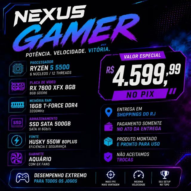 PC Gamer Batalhador - Foto 2