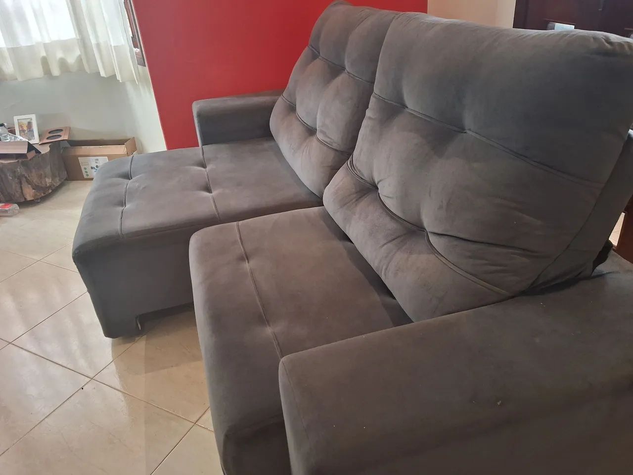 SOFÁ CAMA RETRATIL 4 LUGARES - Foto 3