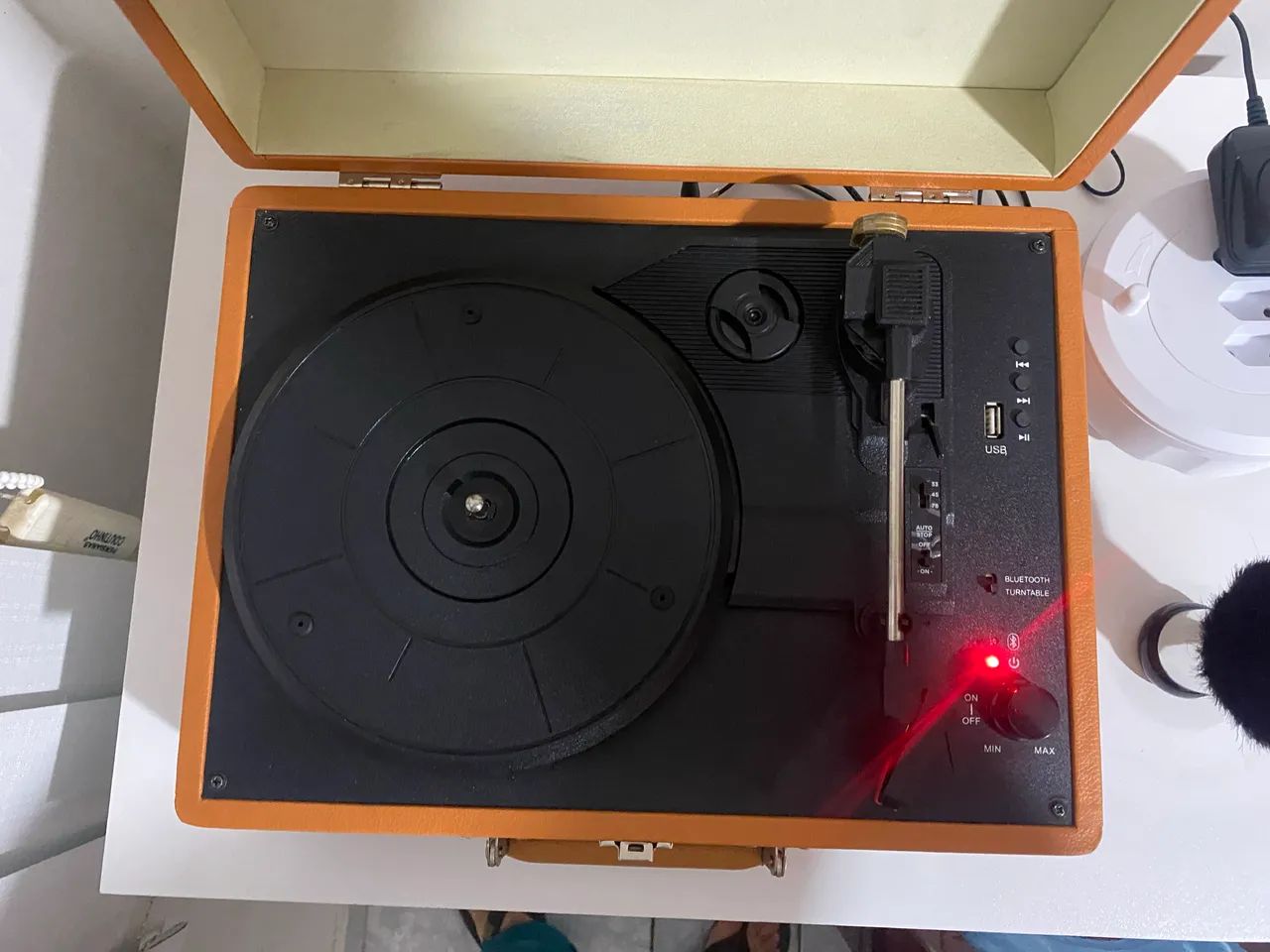 Toca disco retrô 