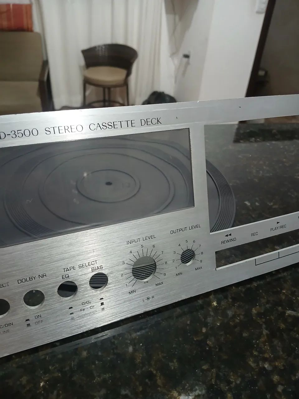 Tape deck Gradiente cd 3500 ( painel frontal) - Foto 4