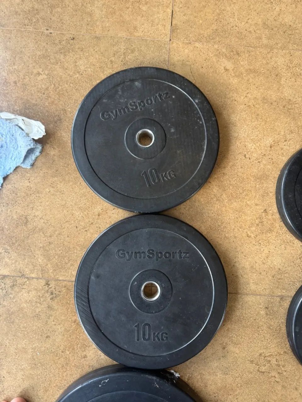 Anilhas conjunto  75kg com suporte  - Foto 5