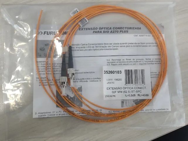 Extensão óptica conect. 02F MM ST-SPC 