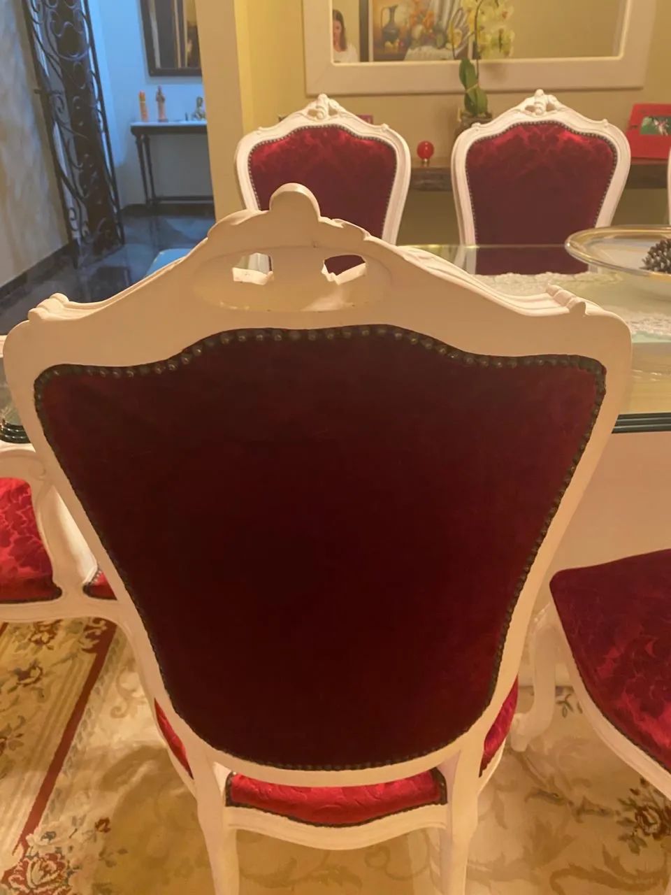 Conjunto de mesa jantar Luís XV - Foto 2