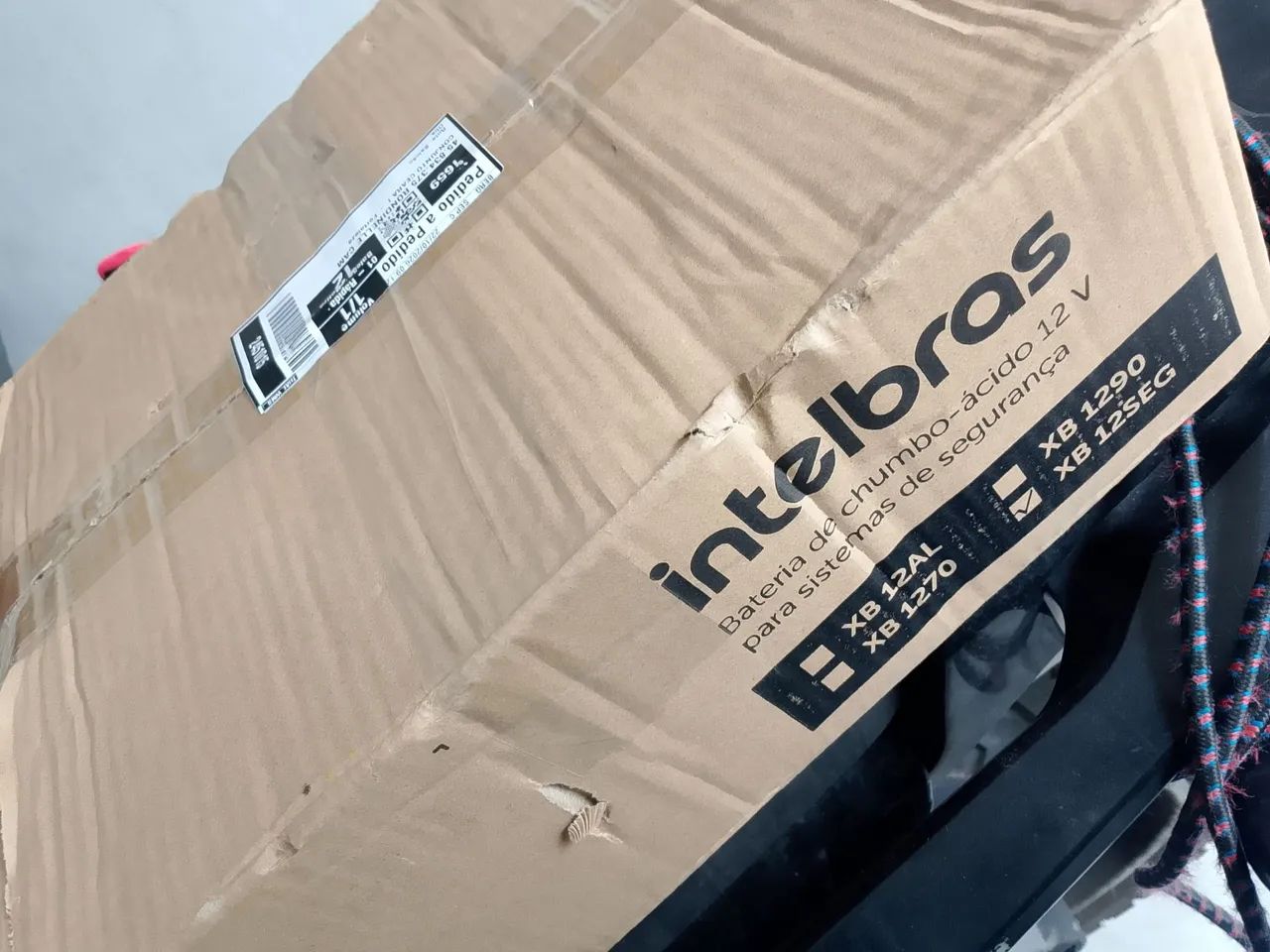 Bateria 12v nova original Intelbras - Foto 5