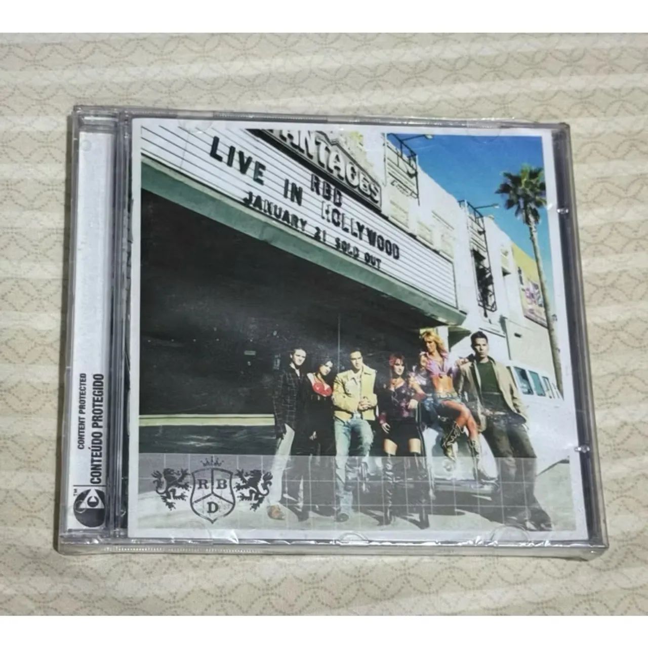 CD Live in Hollywood RBD Original Lacrado
