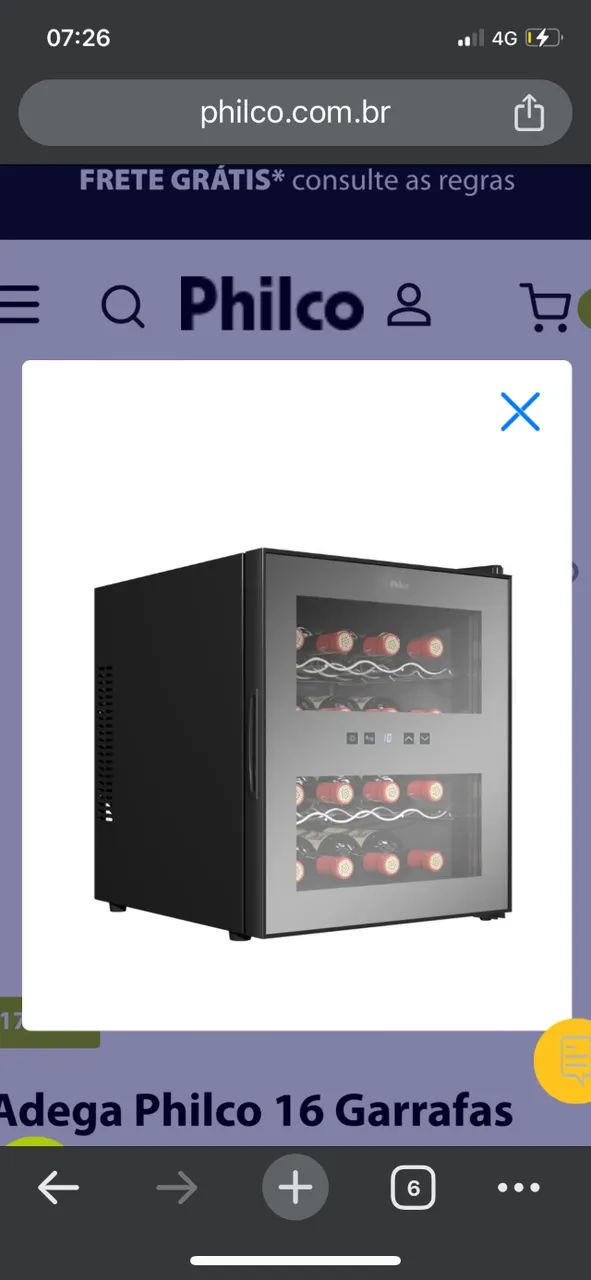 Adega vinhos Philco  - Foto 3