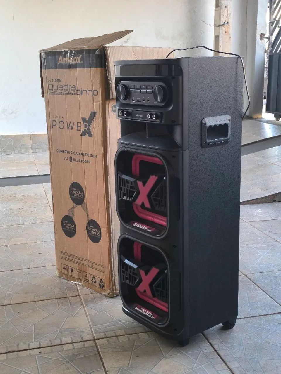 Torre De Som Amvox 2100w