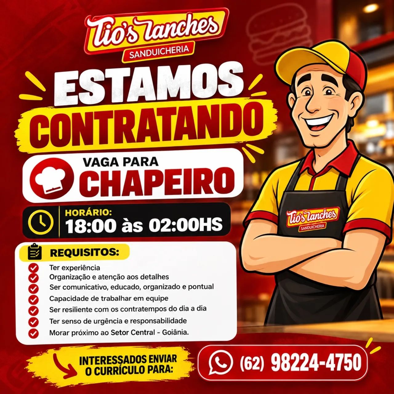 CHAPEIRO - TIOS LANCHES 