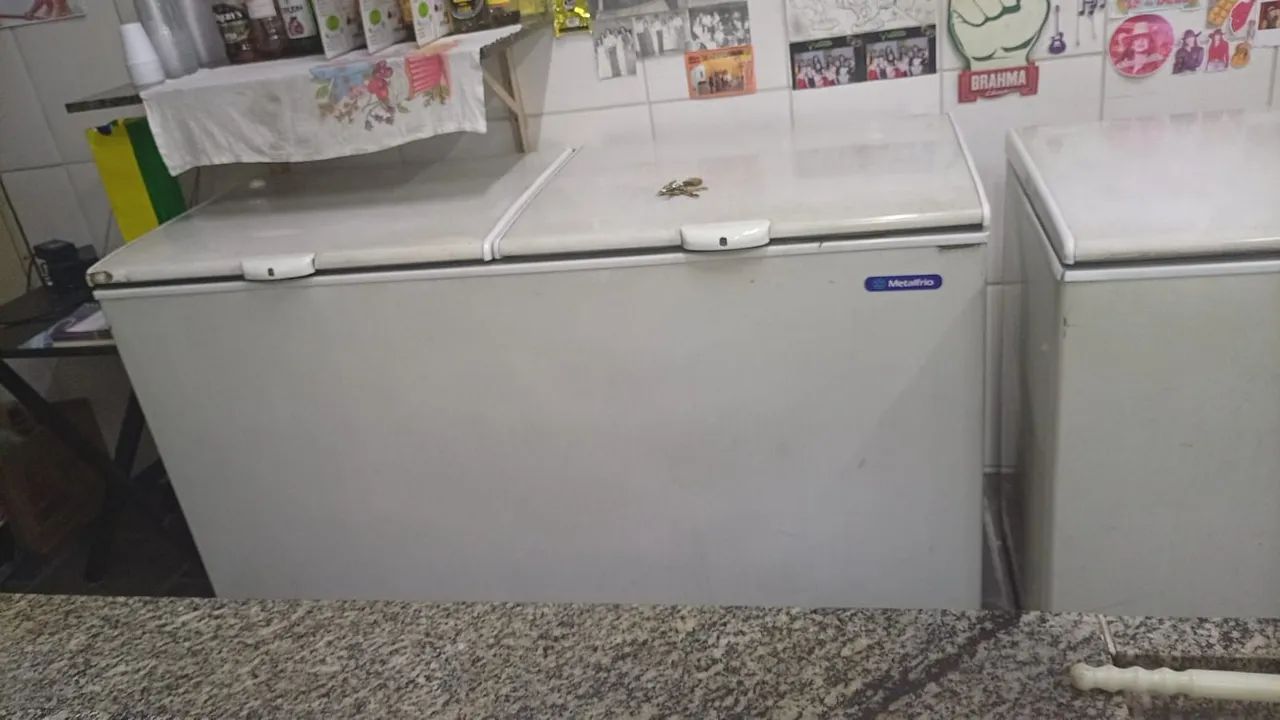Freezer branco 