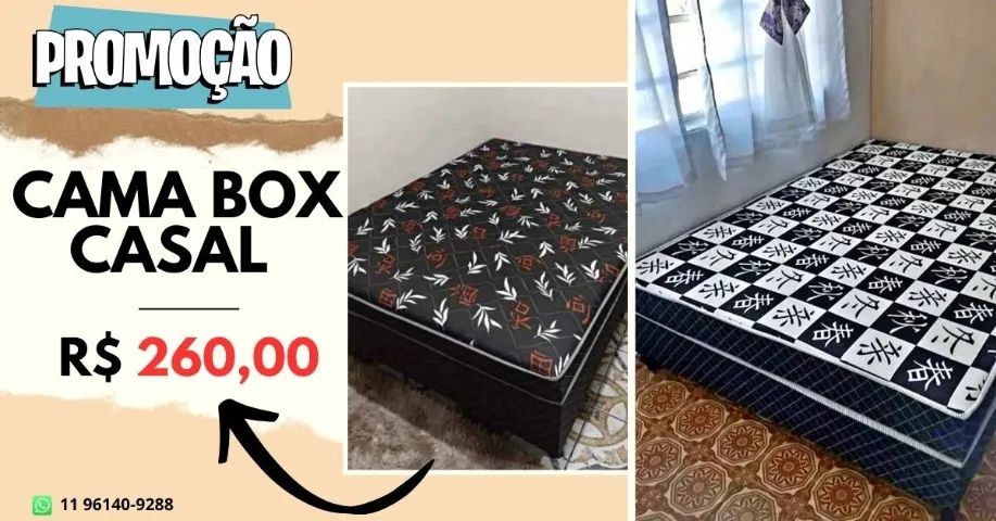 cama box casal (promoção)
