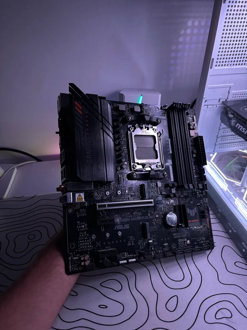 ゆうじ　No.8 No.T5 Placa mãe DDR5 TUF GAMING A620m-PLUS WIFI AM5 - Peças de Hardware