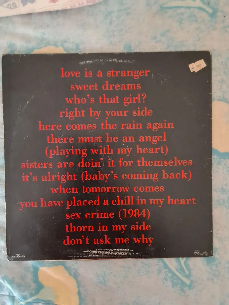 LP Vinil - EURYTHMICS - Greatest hits - Foto 3