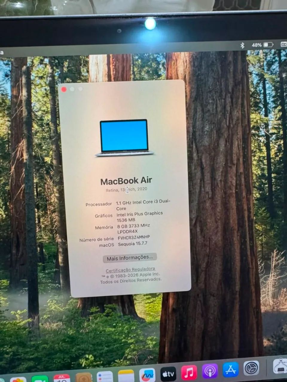 Macbook Air 2020 I3/8gb/256gb - Foto 4