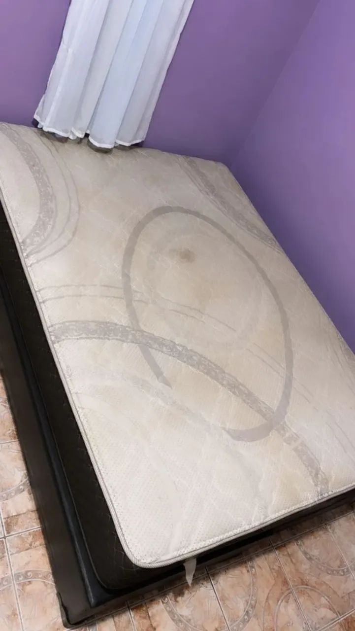 Cama box casal com colchão  - Foto 2
