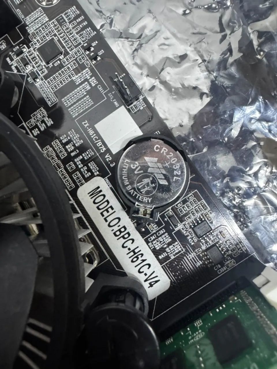 KIT PLACA MÃE H61 LGA 1155 + INTEL CORE i3 + 8GB DDR3 + COOLER - Foto 4