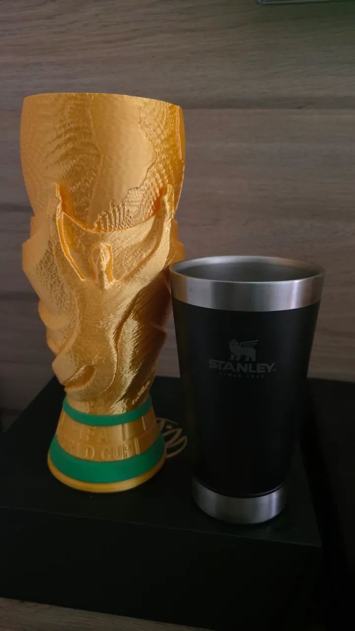 Taça da copa do mundo em 3D suporte para copo Stanley
