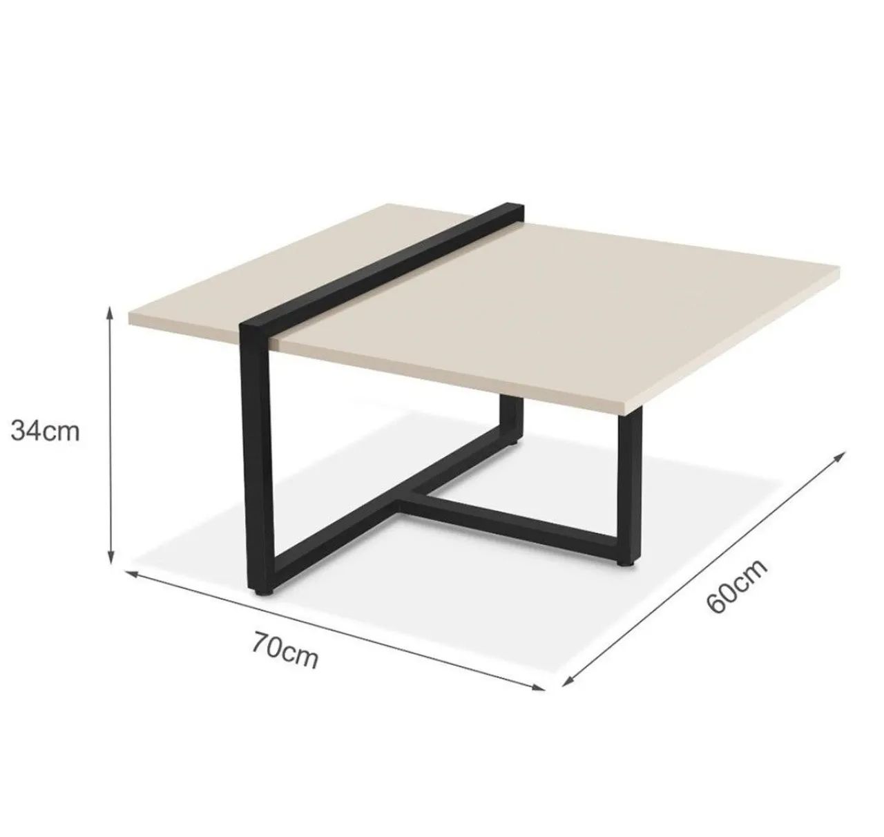 Mesa de centro estilo industrial  - Foto 4