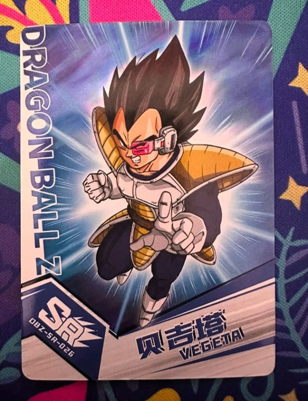 Carta SR Vegeta Dragon Ball Z