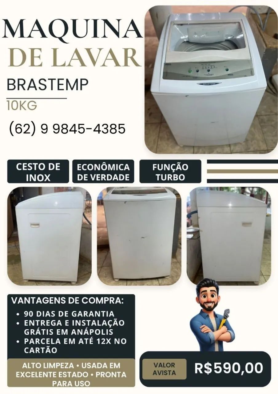 Máquina de lavar roupa 