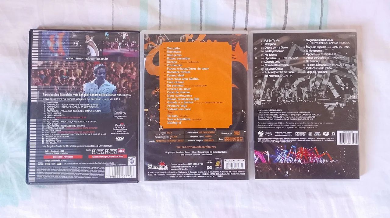 DVD Harmonia do Samba Ao Vivo (3 DVDs) - Foto 2