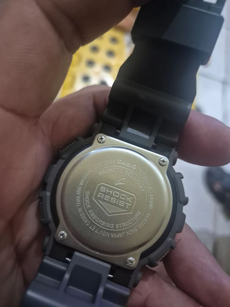 relógio casio g-shock hidden glow ga-110hd-8a - Foto 3